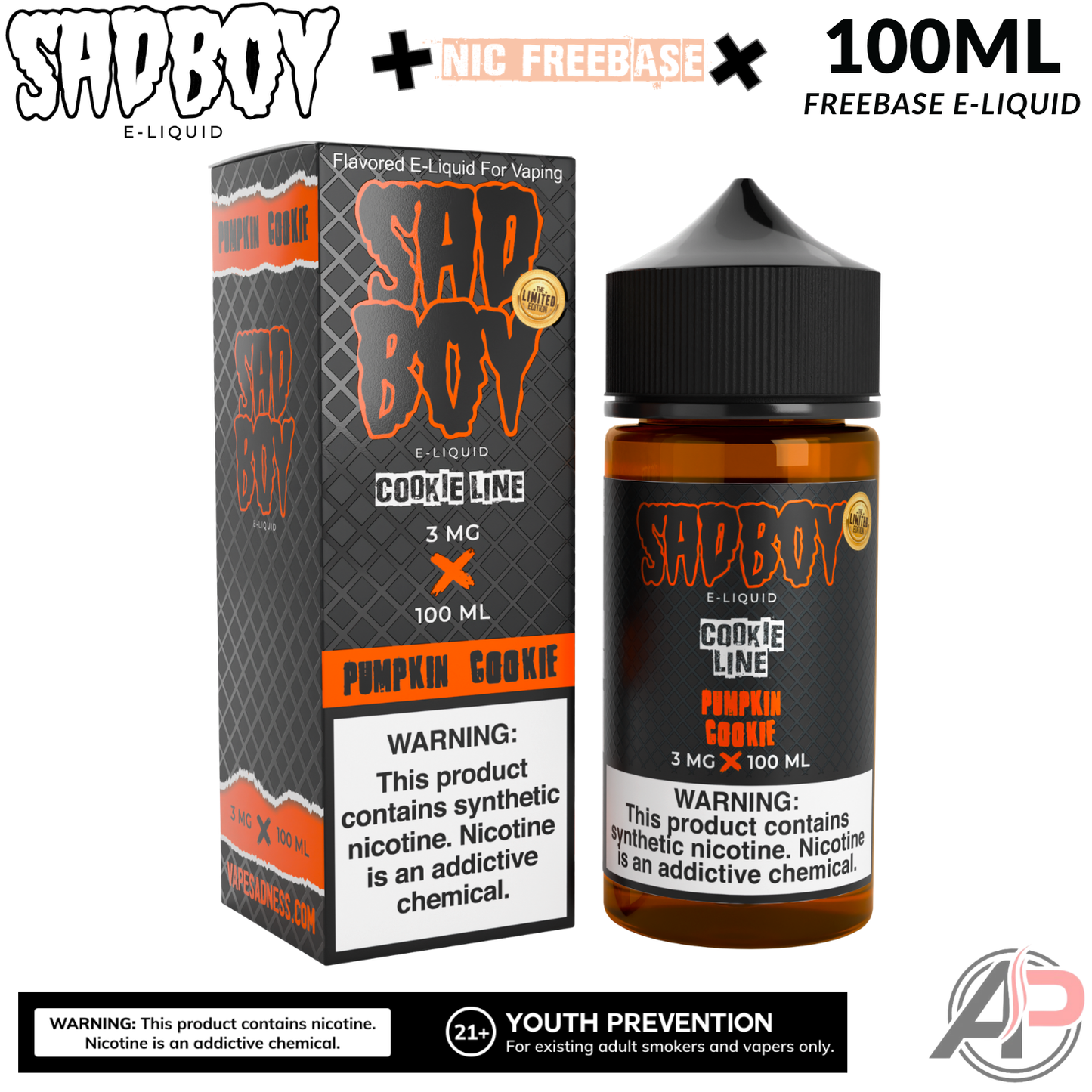 Sadboy Pumkin Cookie E-Liquid 100mL
