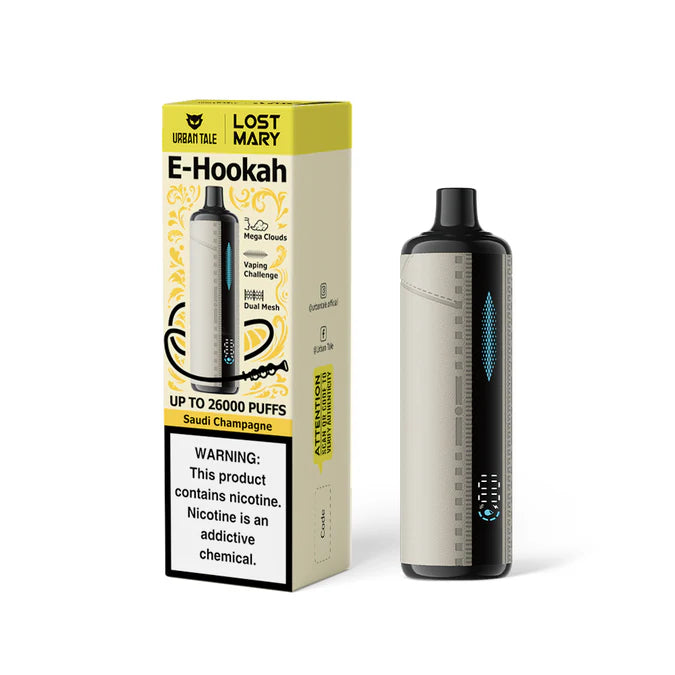 Lost Mary Urban Tale E-Hookah 26000 Puffs Disposable Vape Device