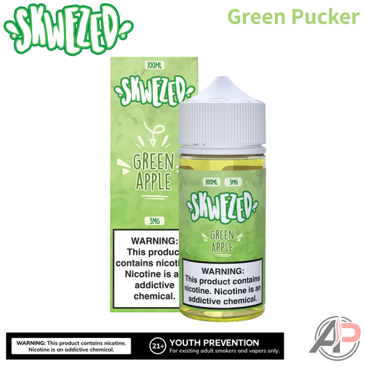 Skwezed Green Apple Green Pucker E-Liquid 100mL