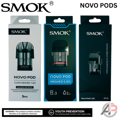 SMOK Novo Replacement Pods | Vaping Pod System Apvs SMOK Novo Replacement Pods | Vaping Pod System Apvs
