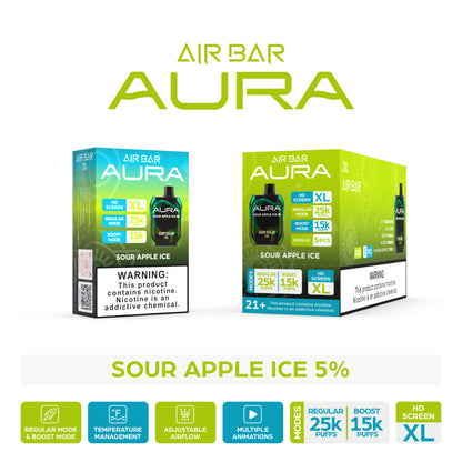 Air Bar Aura 25000 Puffs Disposable Vape Device