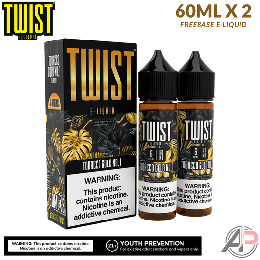 Twist Tobacco Gold No. 1 E-Liquid 120mL