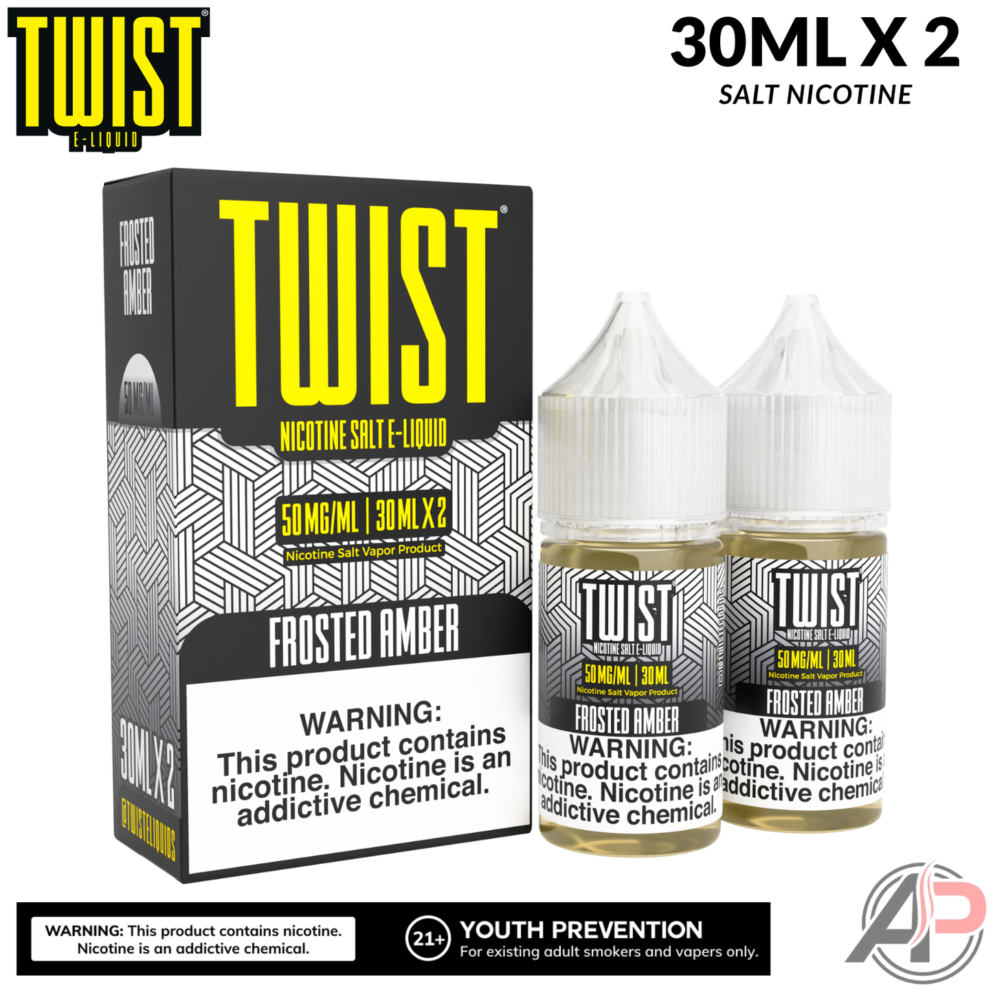 Twist Frosted Amber Salt Nicotine 60mL