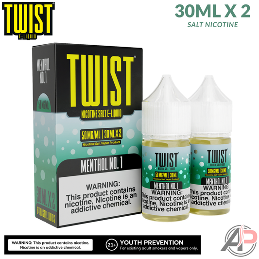 Twist Menthol No. 1 Salt Nicotine 60mL