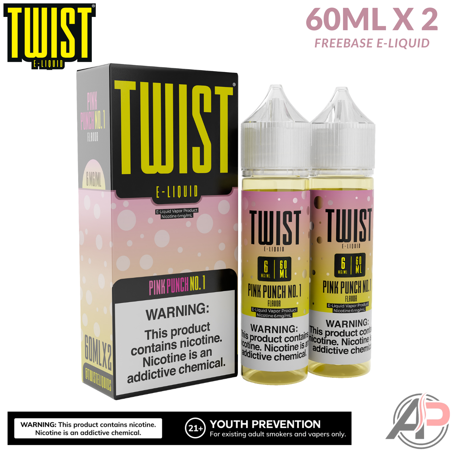 Twist Pink Punch No. 1 E-Liquid 120mL