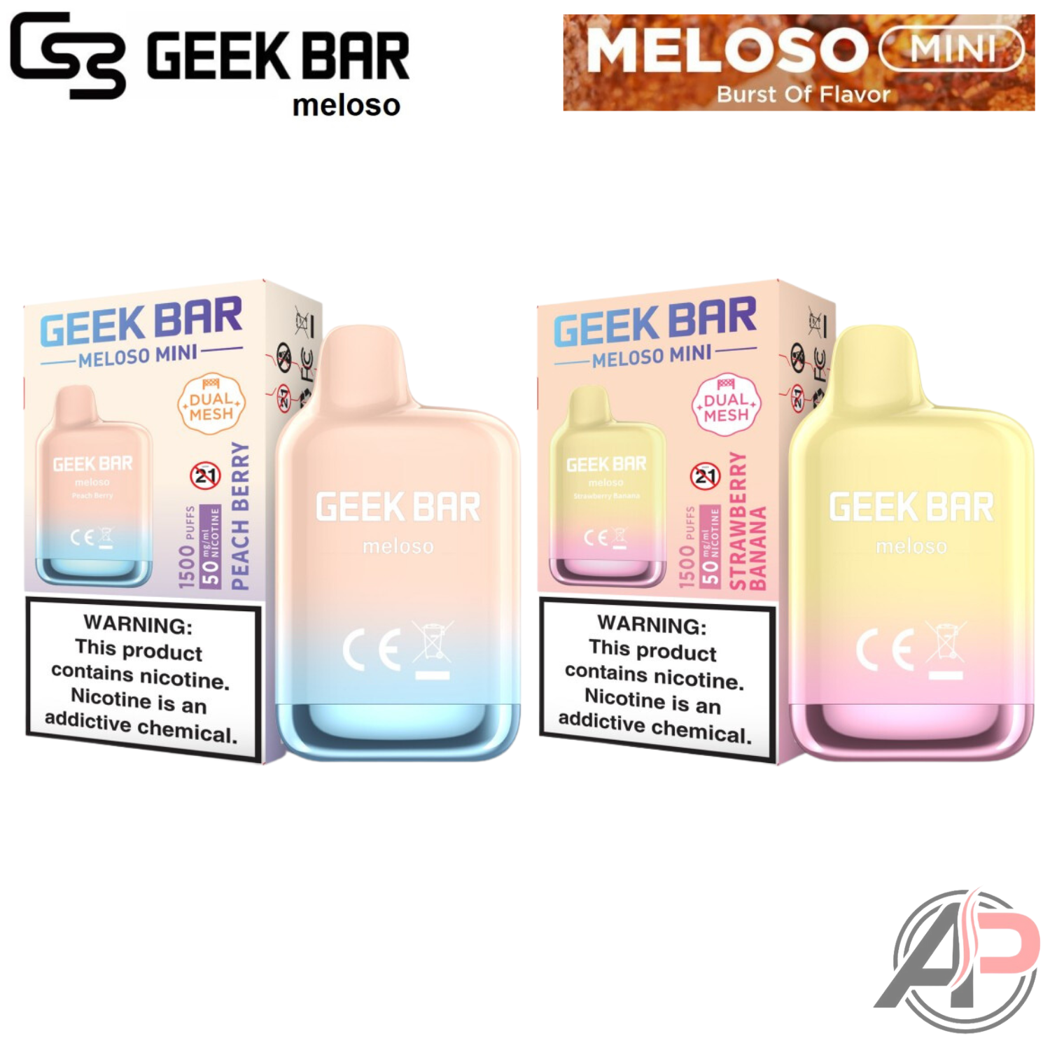 Geek Bar Meloso Mini 1500 Puffs Disposable Vape Device