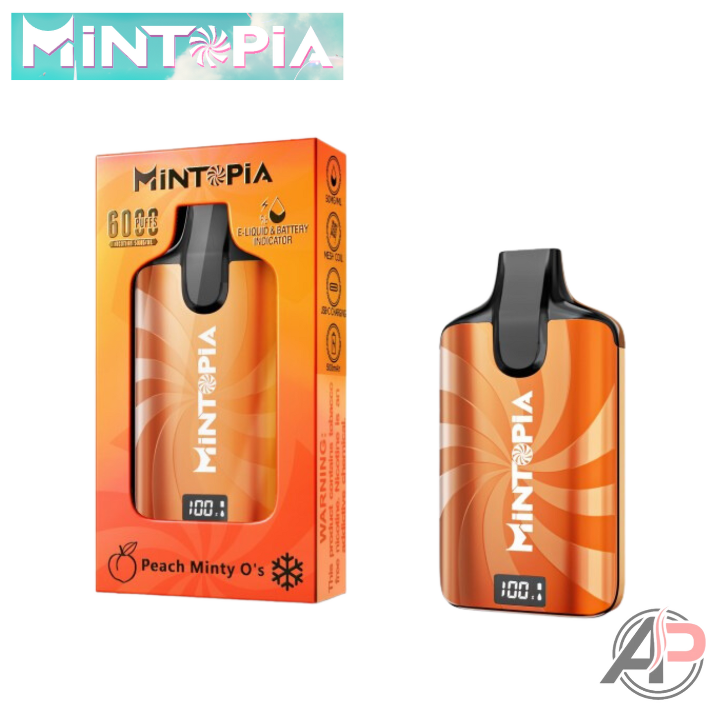 Mintopia 6000 Puff Disposable Vape Device