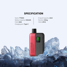 Load image into Gallery viewer, LuffBar TT9000 Disposable Vape Device
