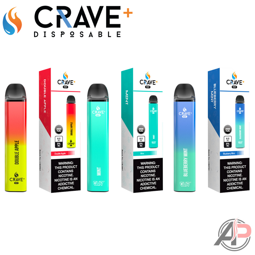 Crave Max 2500 Puff Disposable Vape Device