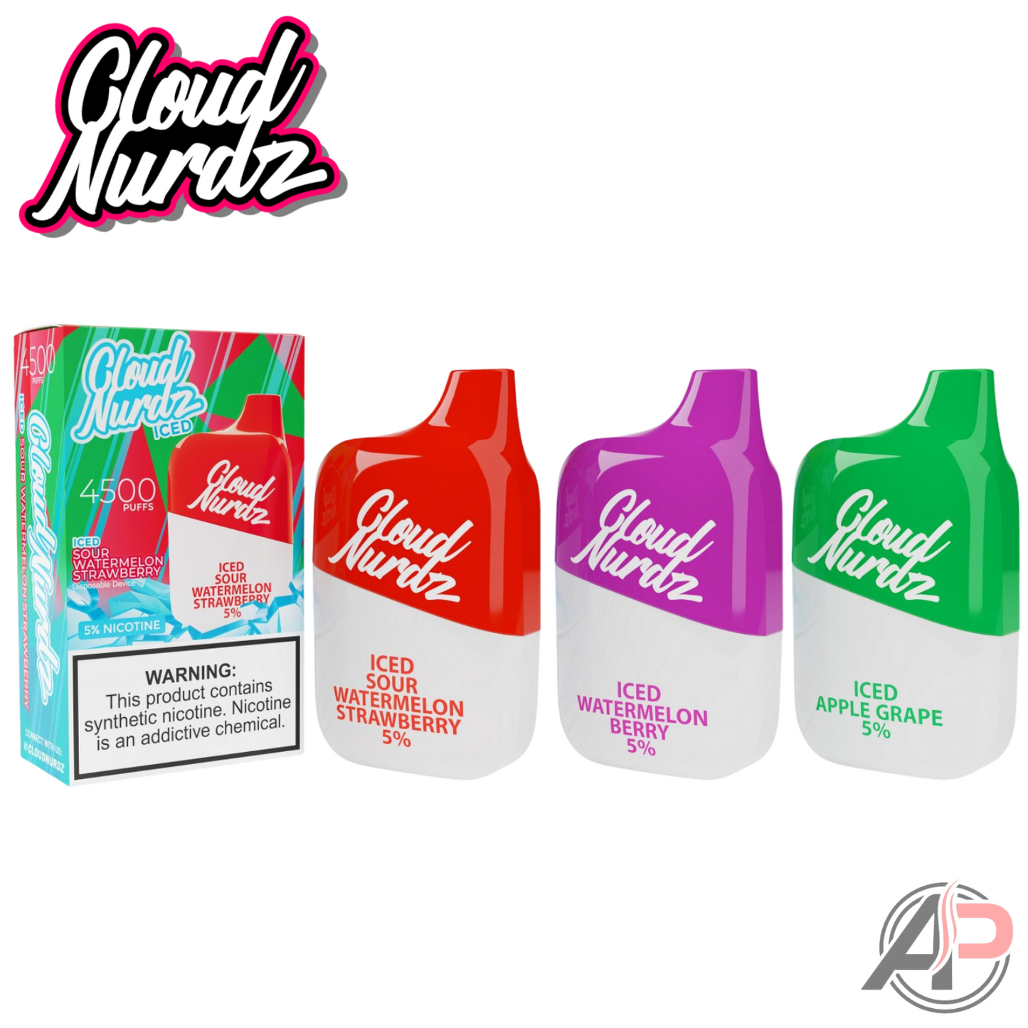 Cloud Nurdz 4500 Puffs Disposable Vape Device