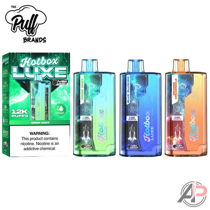 Puff Hotbox Luxe 12000 Puffs All Flavors Apvs Puff Hotbox Luxe 12000 Puffs All Flavors Apvs