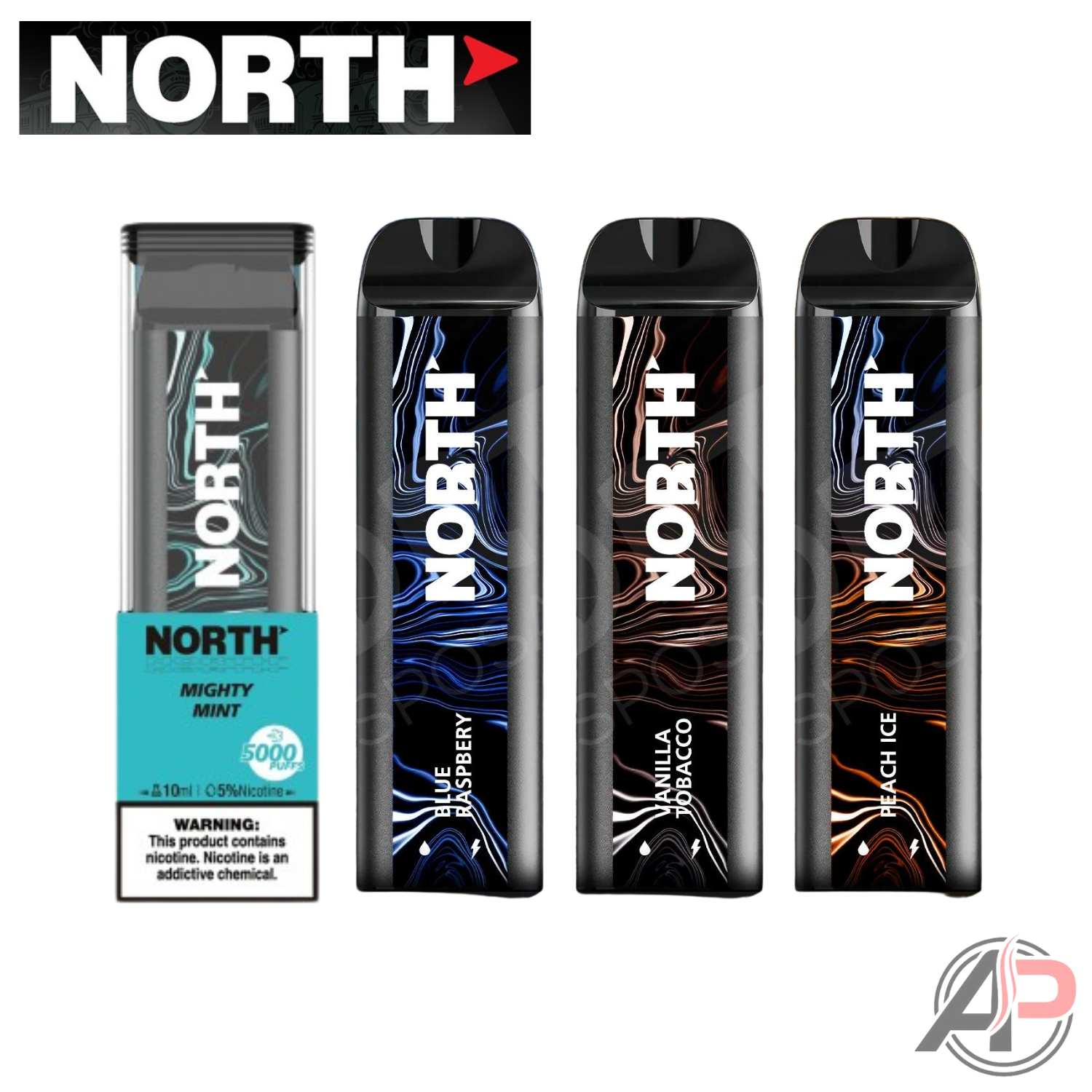 North Menthol Vape North 5000 Disposable Vape Top Flavors Apvs North Vape - Flavored Disposable eCigs Online tagged "North Vape" Ziip Stock North Menthol Vape North 5000 Disposable Vape Top Flavors Apvs North Vape - Flavored Disposable eCigs Online tagged "North Vape" Ziip Stock