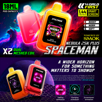 Smok Spaceman Nebula 25k Plus Disposable Vape Device