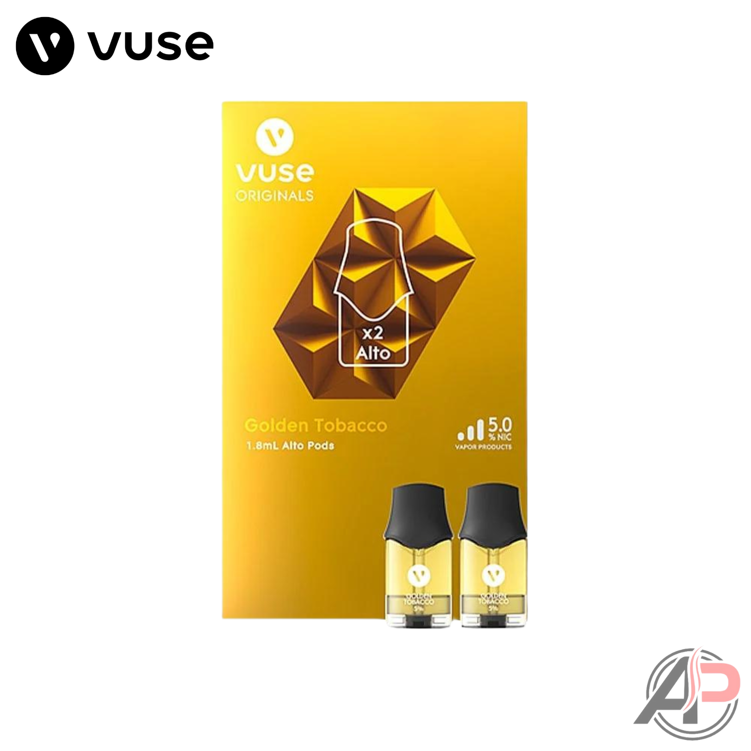 Vuse Alto Golden Tobacco Pods 2 Pack