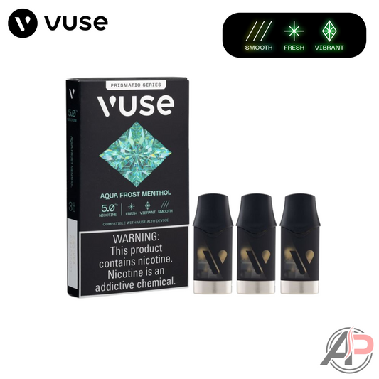 Vuse Alto Prismatic Aqua Frost Menthol Pods 3 Pack