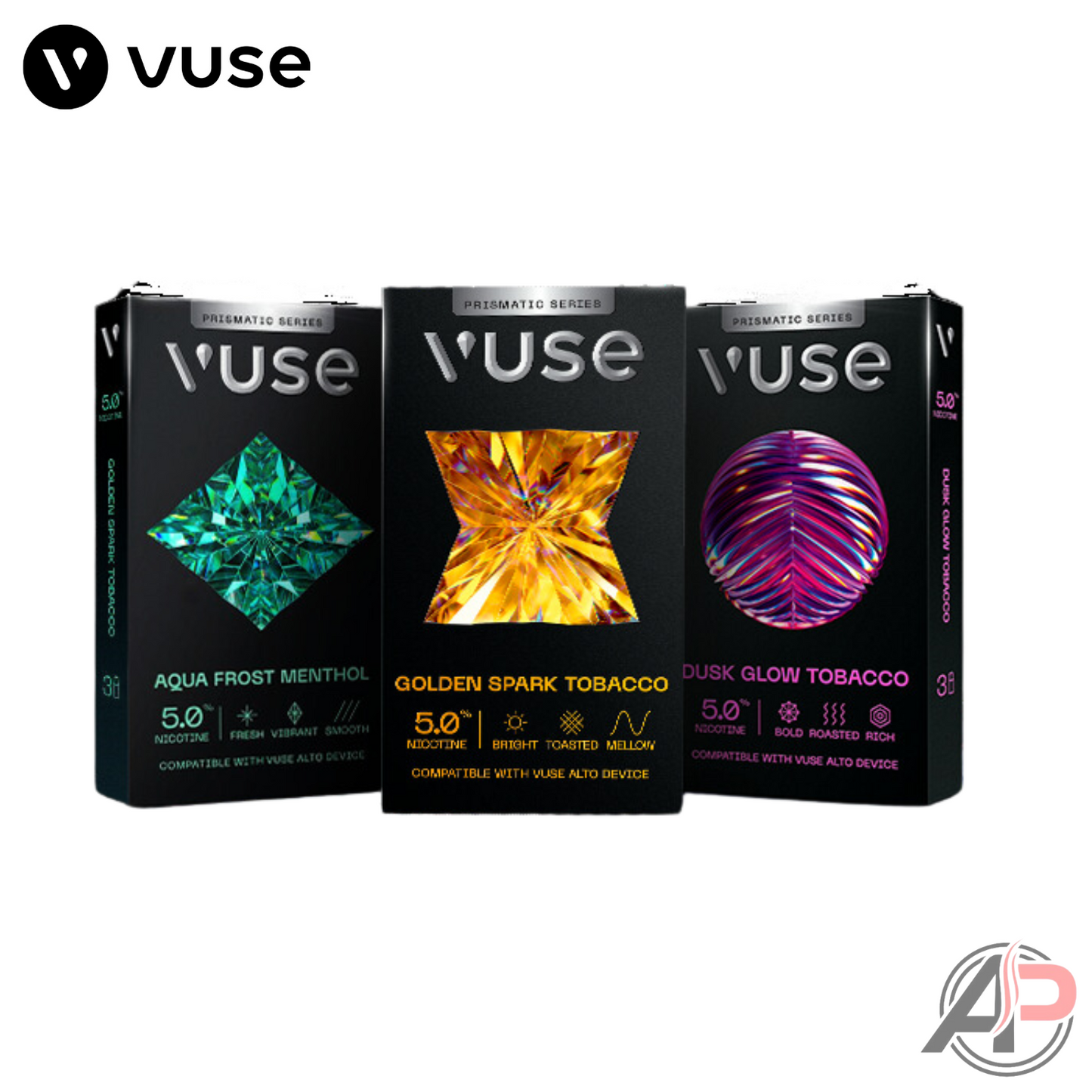 Vuse Alto Prismatic Dusk Glow Tobacco Pods 3 Pack