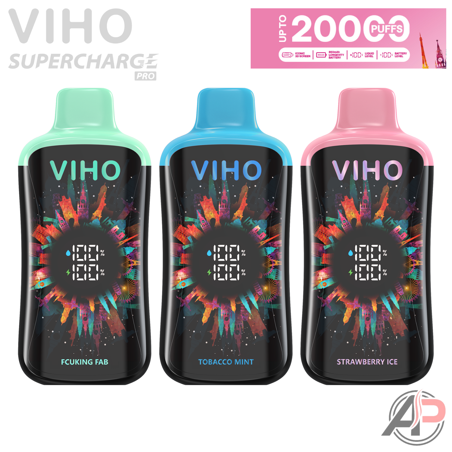 Viho Supercharge Pro 20000 Puffs Disposable Vape Apvs Viho Supercharge Pro 20000 Puffs Disposable Vape Apvs