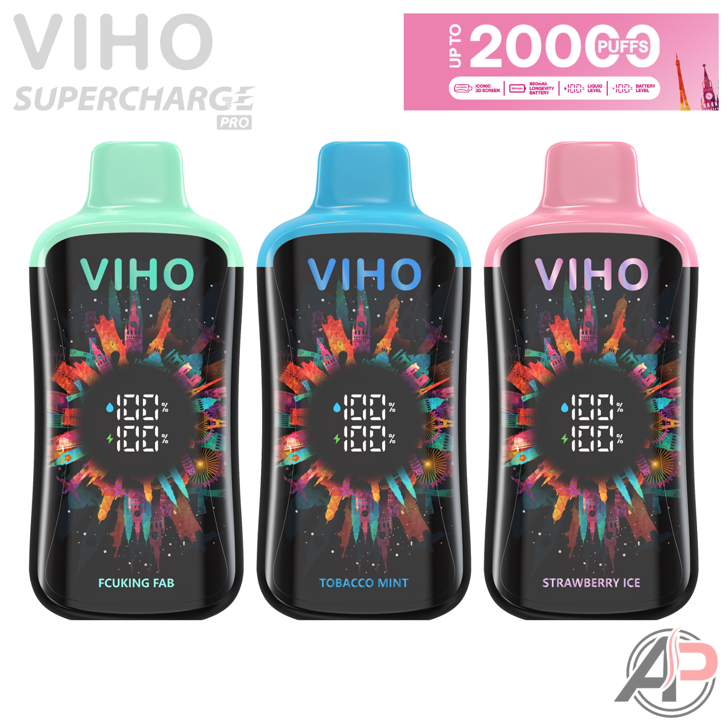 Viho Supercharge Pro 20000 Puffs Disposable Vape Device