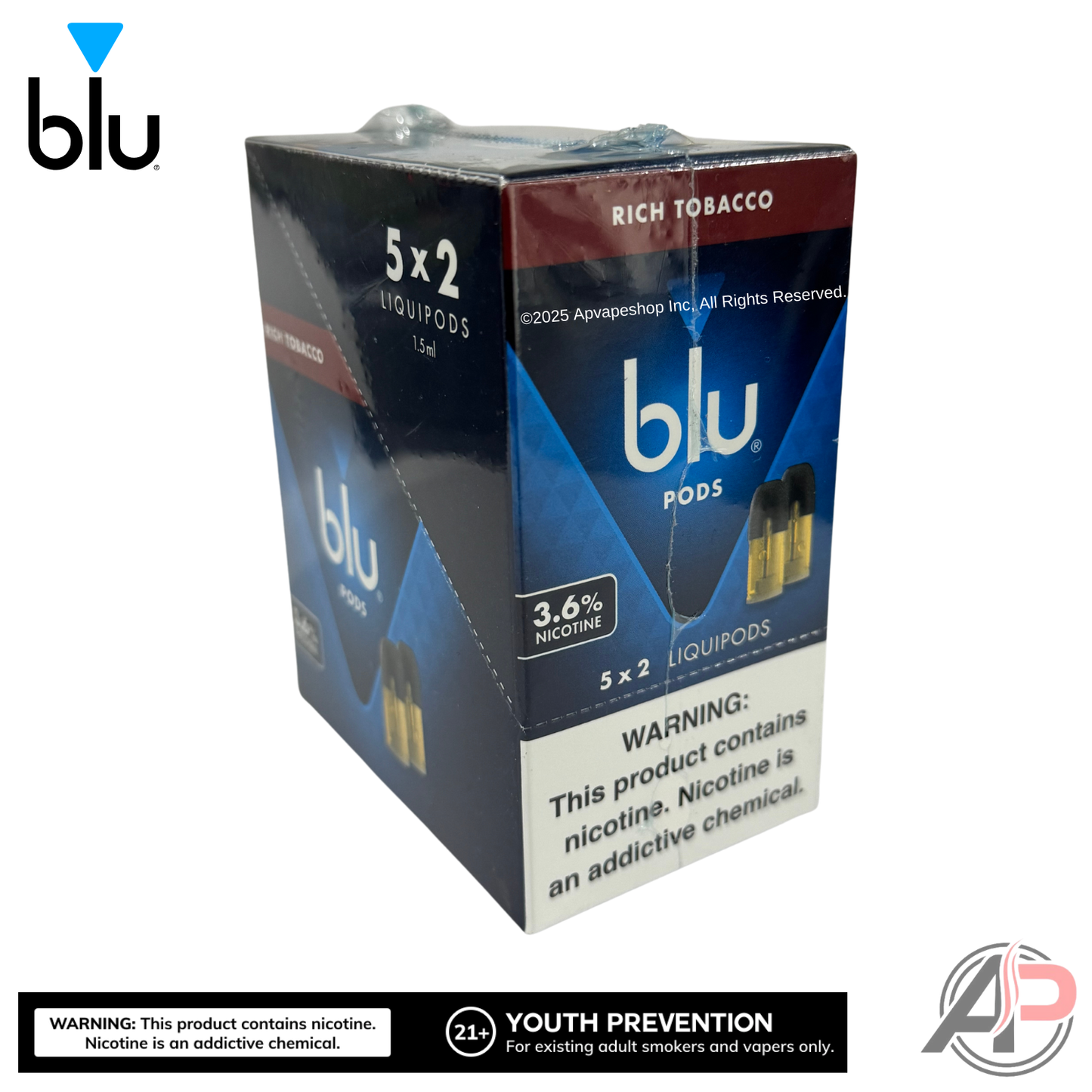 Blu Pods Rich Tobacco 2 Pack Rich Tobacco 3.6% 36mg