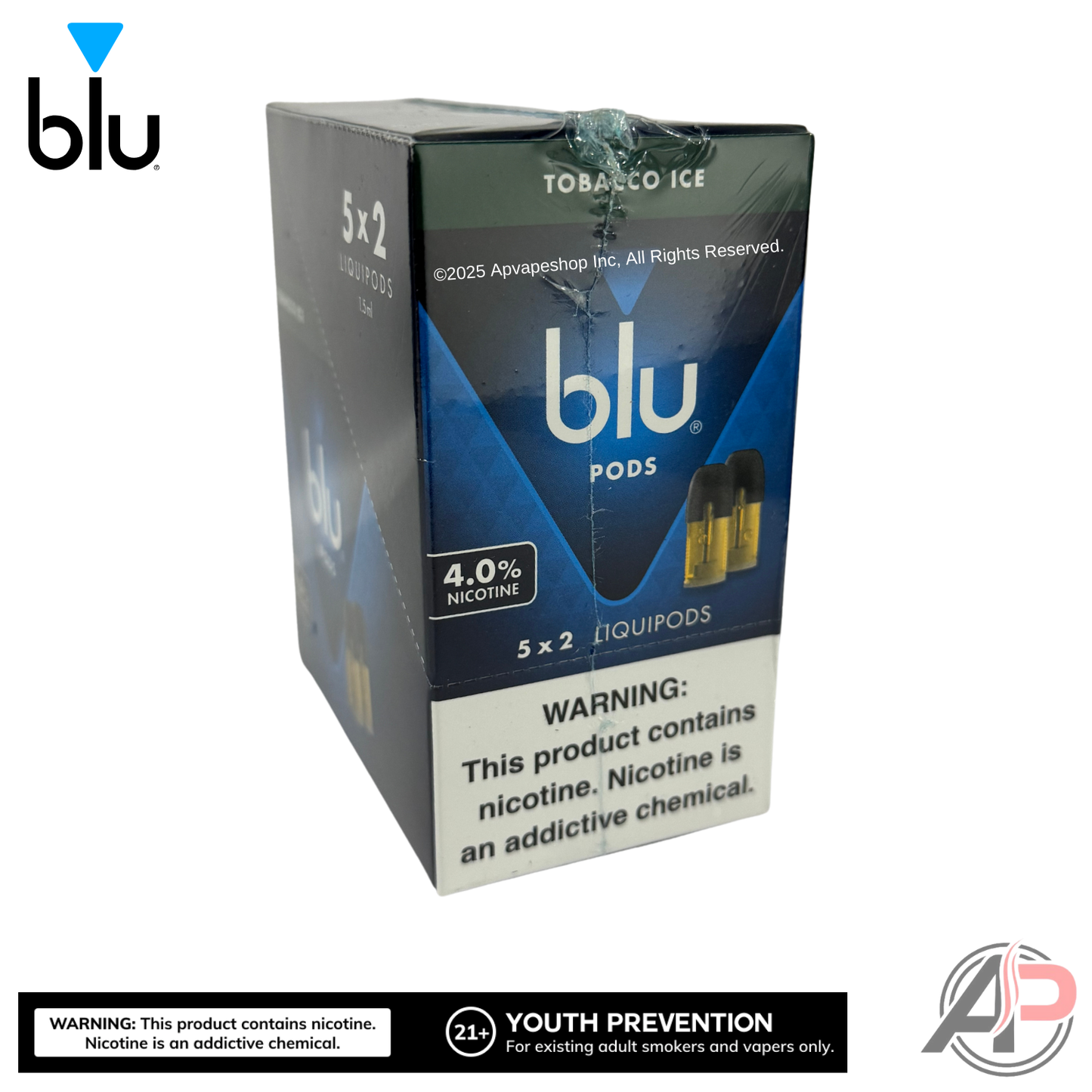 Blu Pods Tobacco Ice 2 pack Tobacco Ice 4.0% 40mg