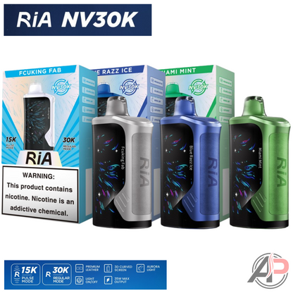 Ria NV30k Puffs Disposable Vape Device