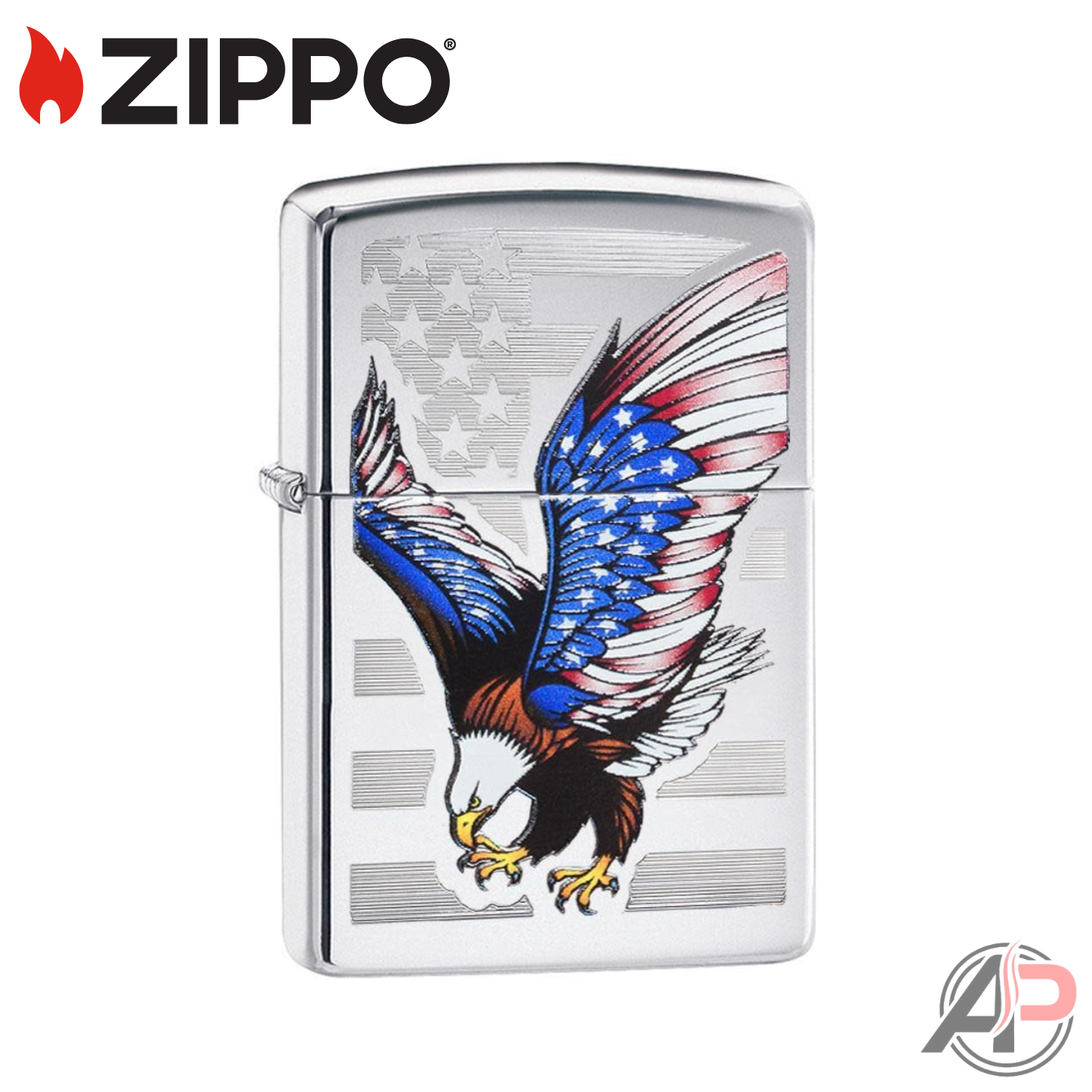 Zippo Windproof Lighters Eagle Flag #28449