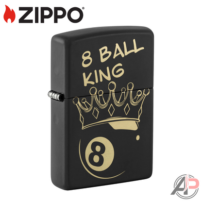 Zippo Windproof Lighters King 8 Ball Design #46291