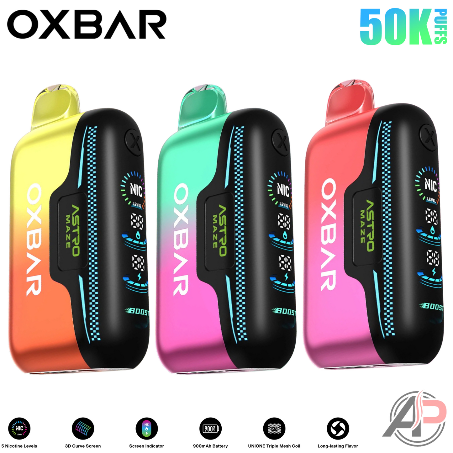 Oxbar Astro Maze 50K Disposable Vape Device