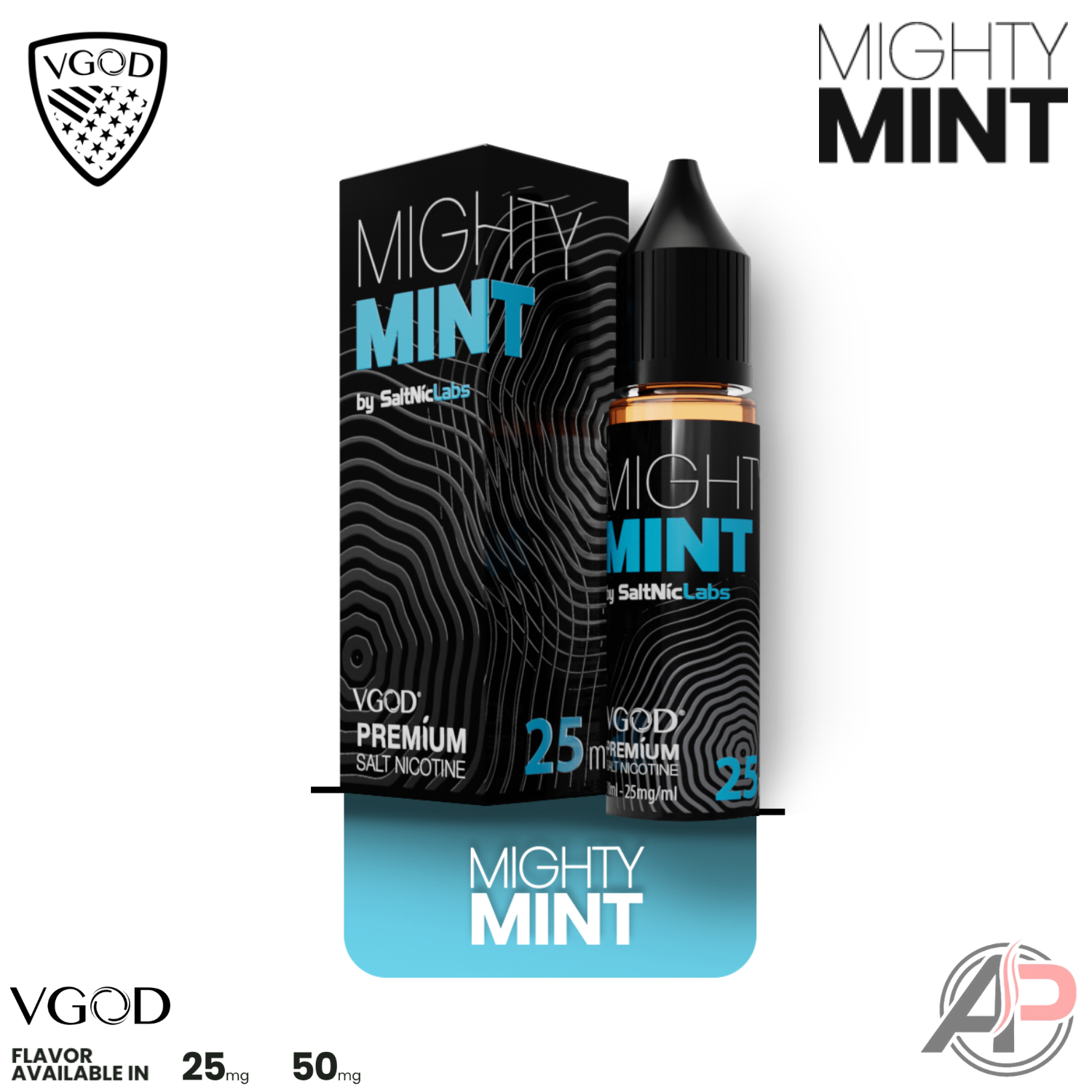 VGOD Mighty Mint 30ml Salt Nic Vape Juice | Nicotine E Liquid Apvs VGOD Mighty Mint 30ml Salt Nic Vape Juice | Nicotine E Liquid Apvs