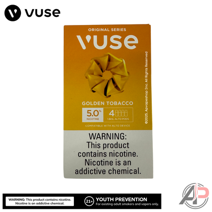 Vuse Alto Golden Tobacco Pods 4 Pack