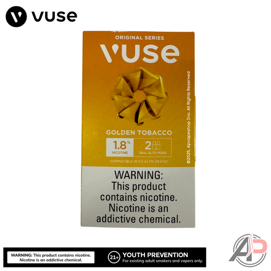 Vuse Alto Golden Tobacco Pods 2 Pack