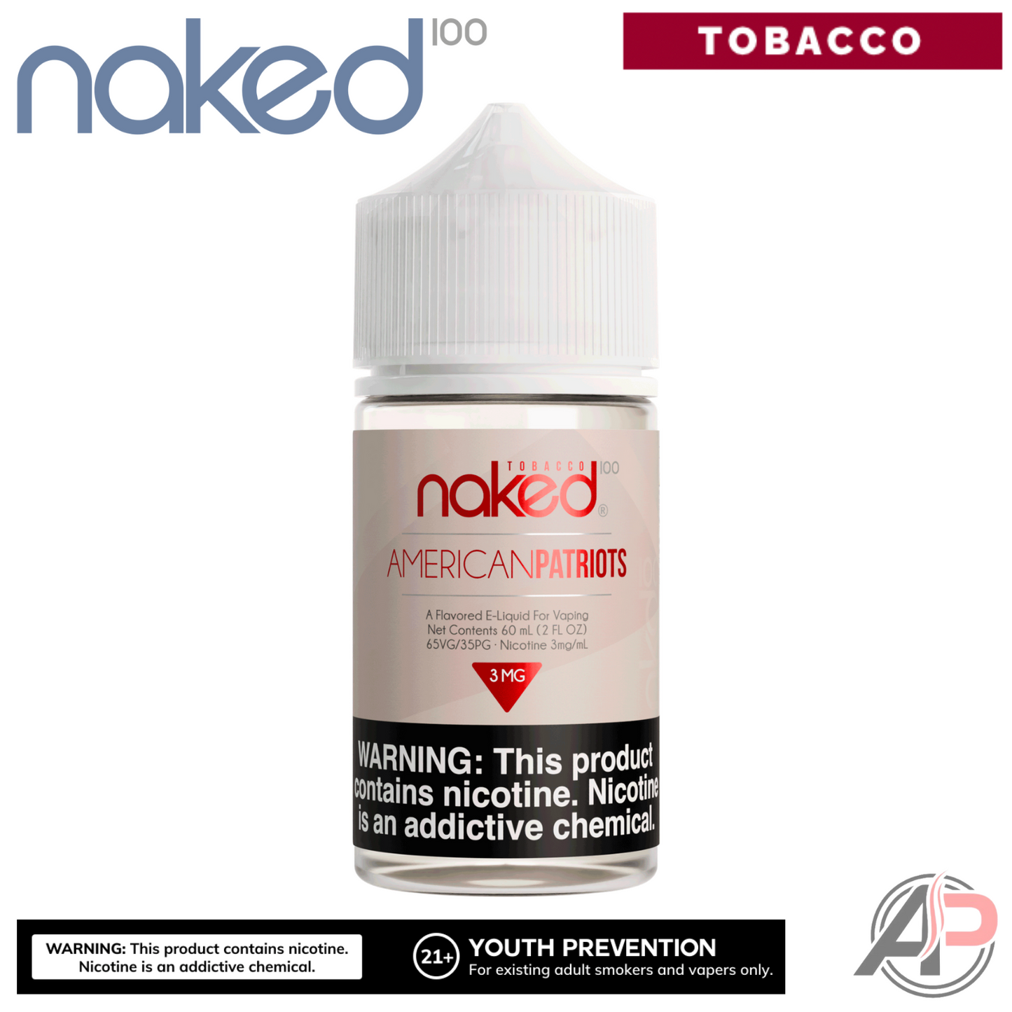 Naked 100 American Patriot E-Liquid 60mL