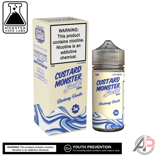 Blueberry Vanilla Vape Juice By Monster Vape Labs 100mL