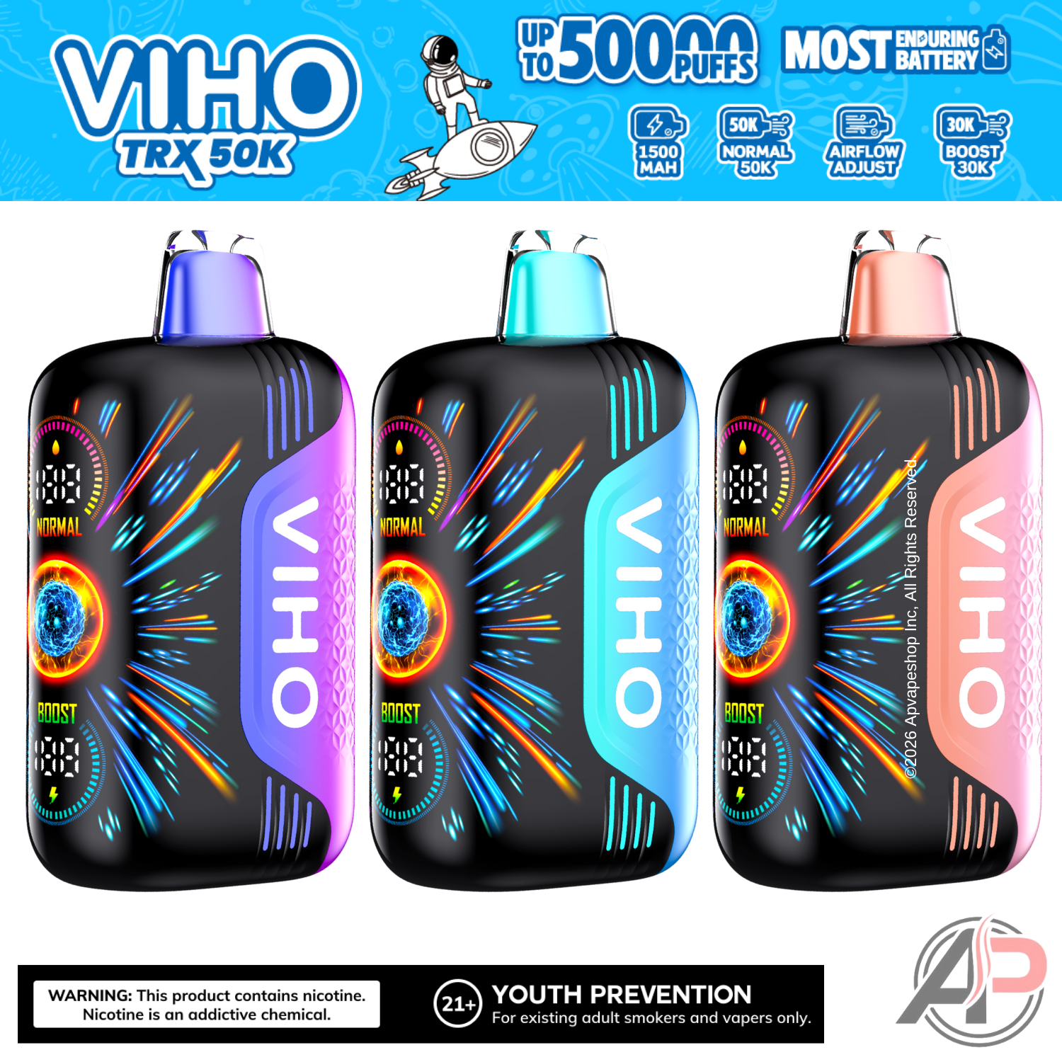 Viho Trx 50K Puffs Disposable Vape Device