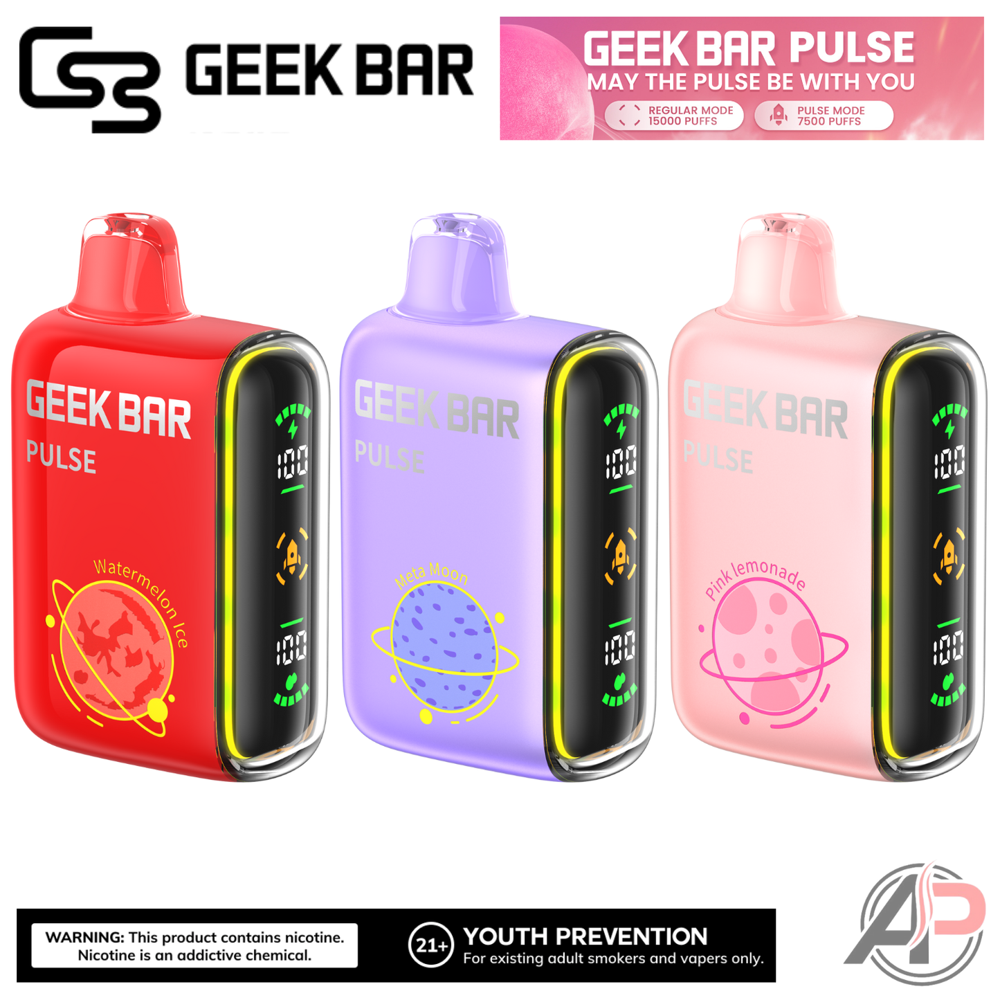 Geek Bar Pulse 15000 Puffs Vape