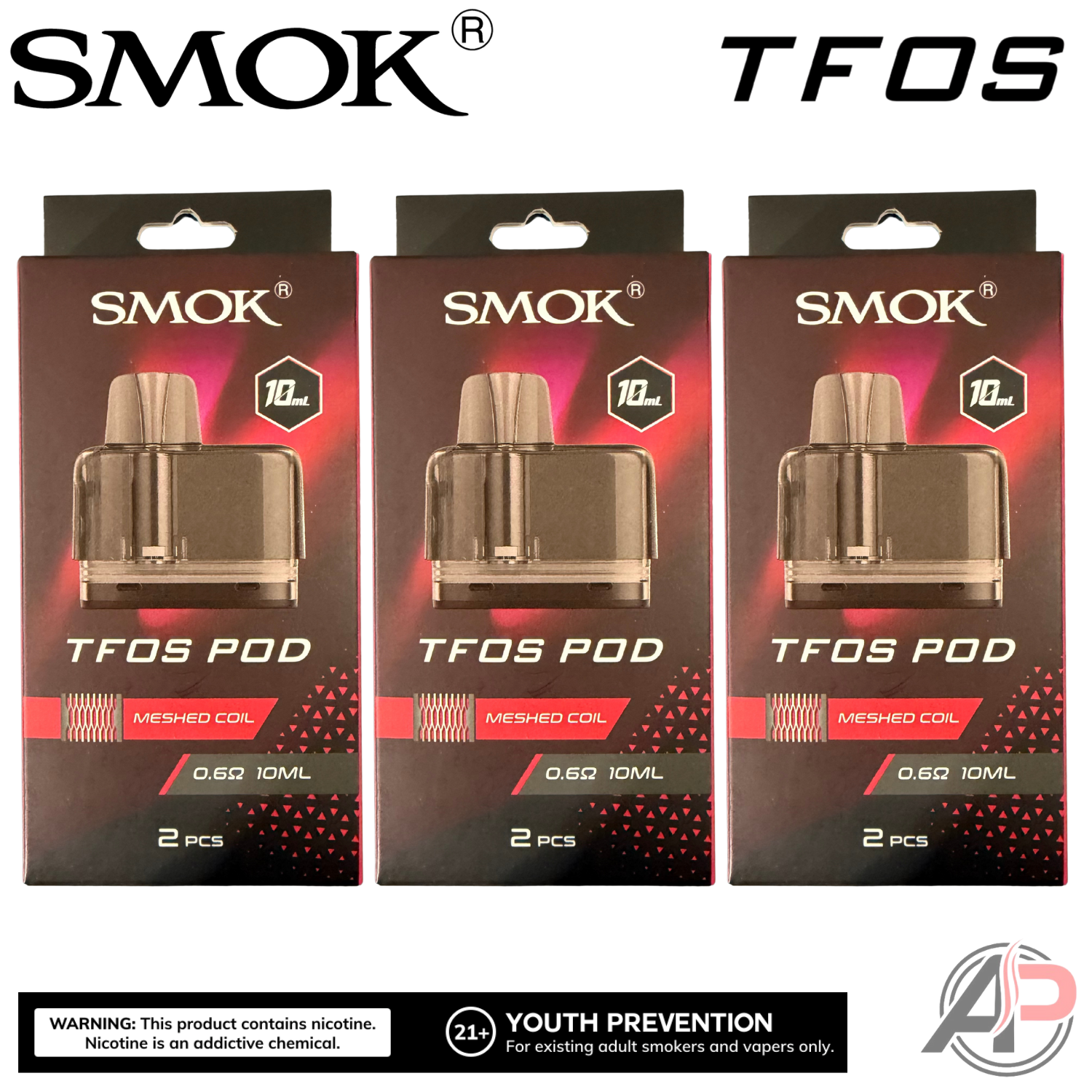 Smok TFOS Replacement Pods 2 Pack