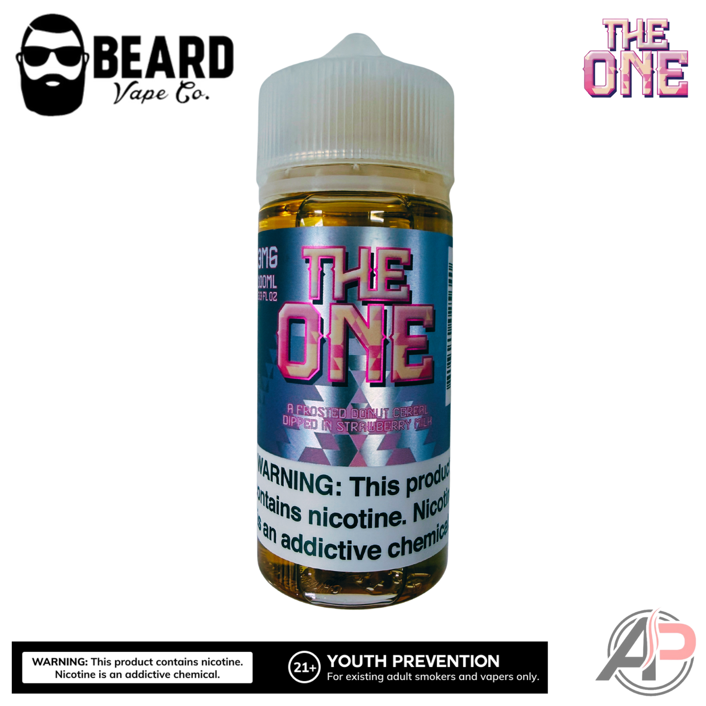 The One Strawberry E-Liquid Beard Vape Co 100mL
