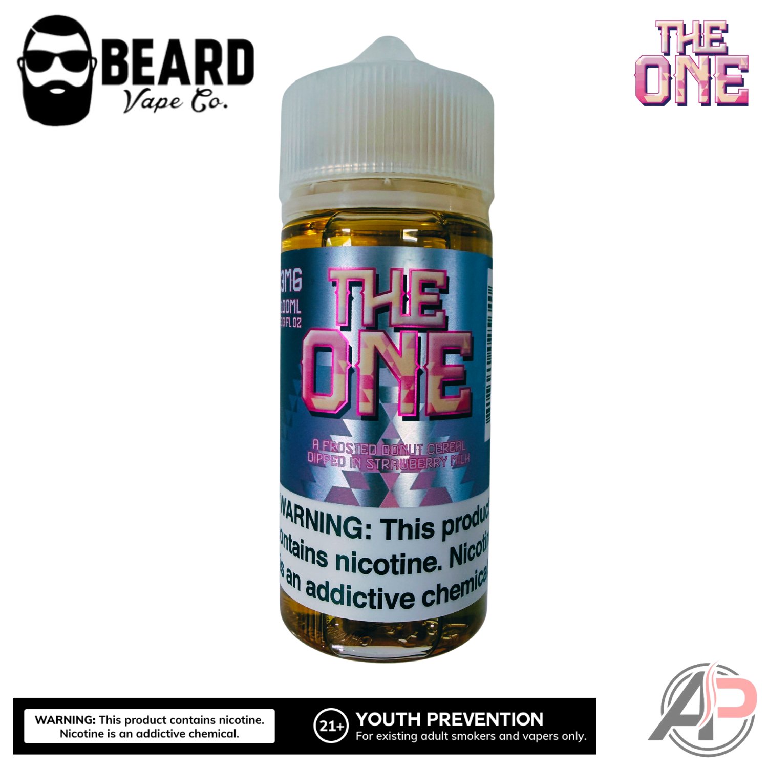 The One Strawberry E-Liquid Beard Vape Co 100mL