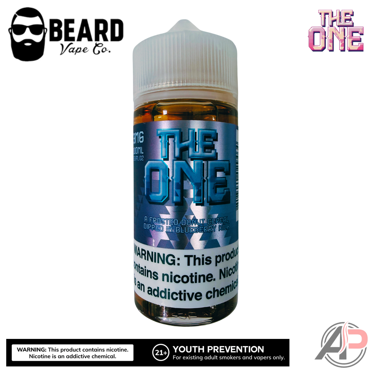 The One Blueberry E-Liquid Beard Vape Co 100mL