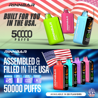 Rinnbar 50000 Puffs Disposable Vape Device