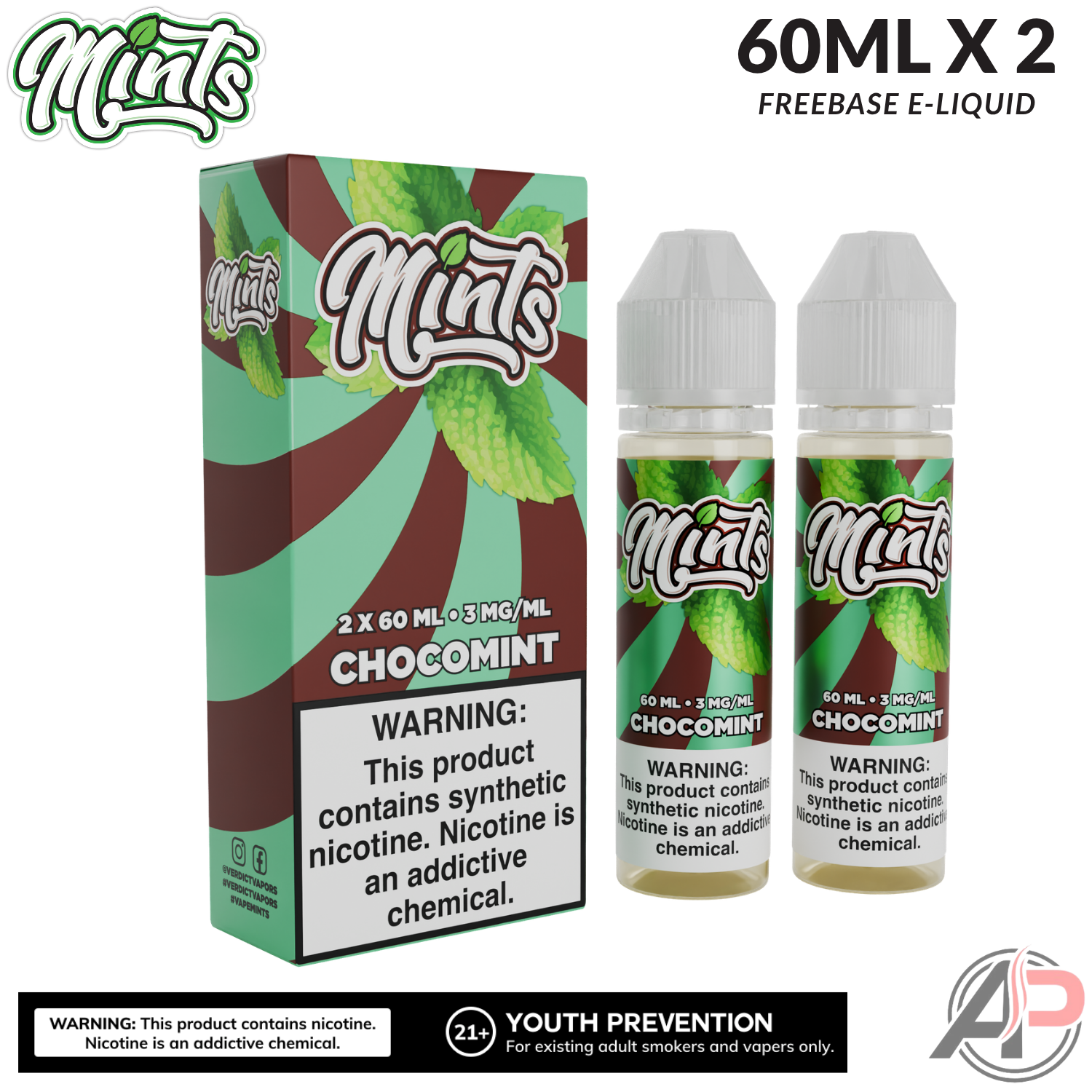 Mints Vape Co Chocomint E-Liquid 120mL
