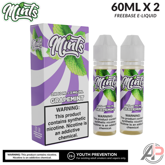 Mints Vape Co Grapemint E-Liquid 120mL