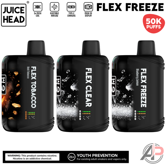 Juice Head Flex Freeze 50,000 Puffs Disposable Vape Device