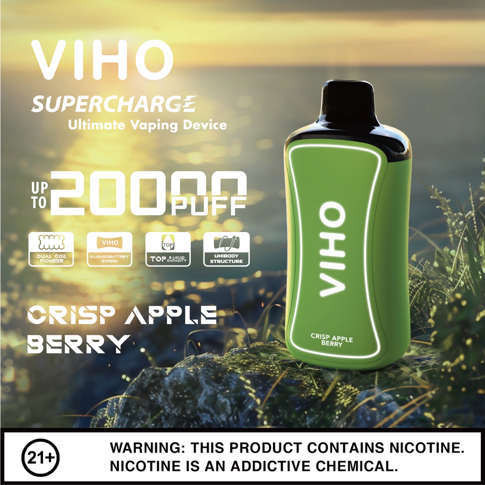Viho Supercharge 20000 Puffs All Flavors Apvs Viho Supercharge 20000 Puffs All Flavors Apvs