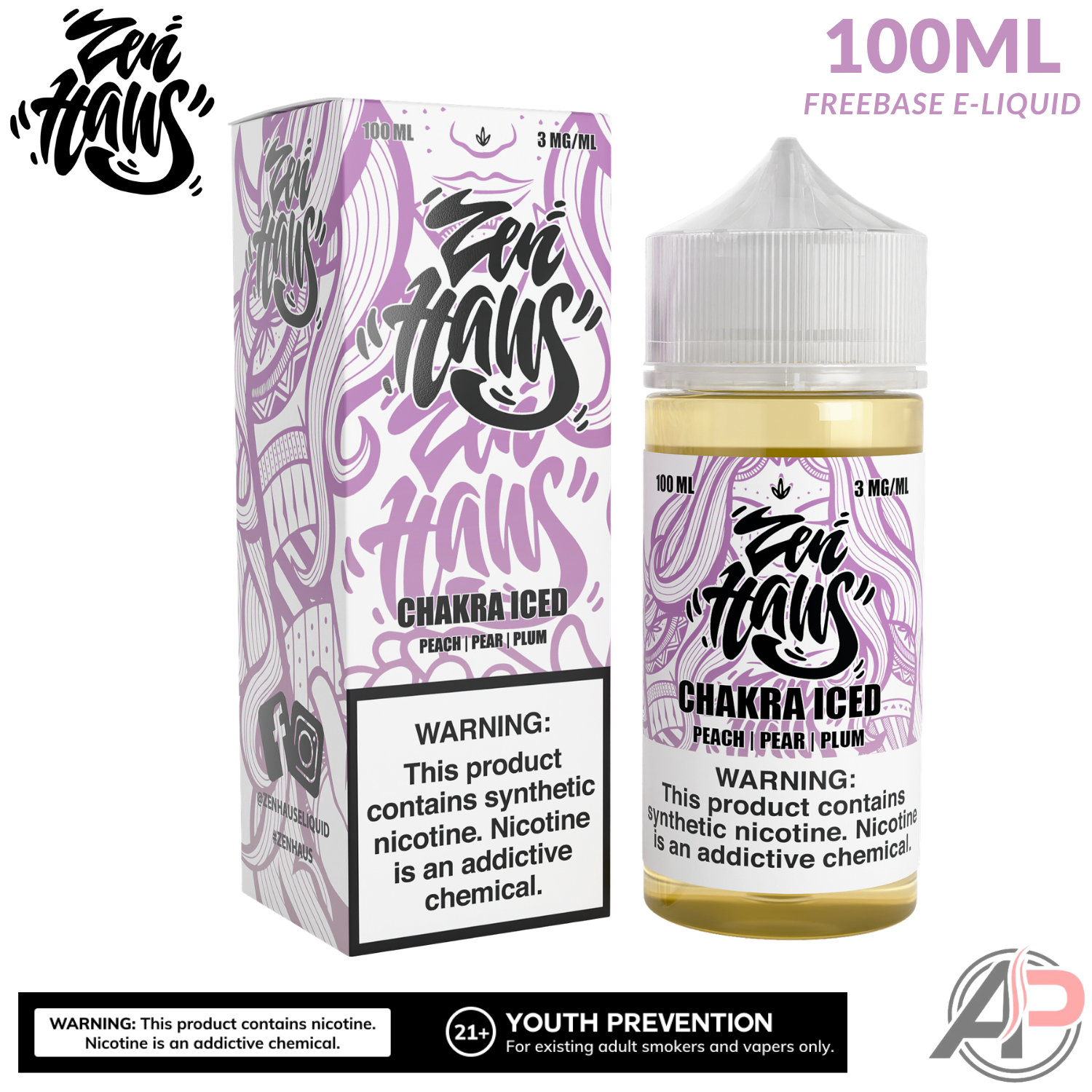 Zen Haus Chakra Iced E-Liquid 100mL