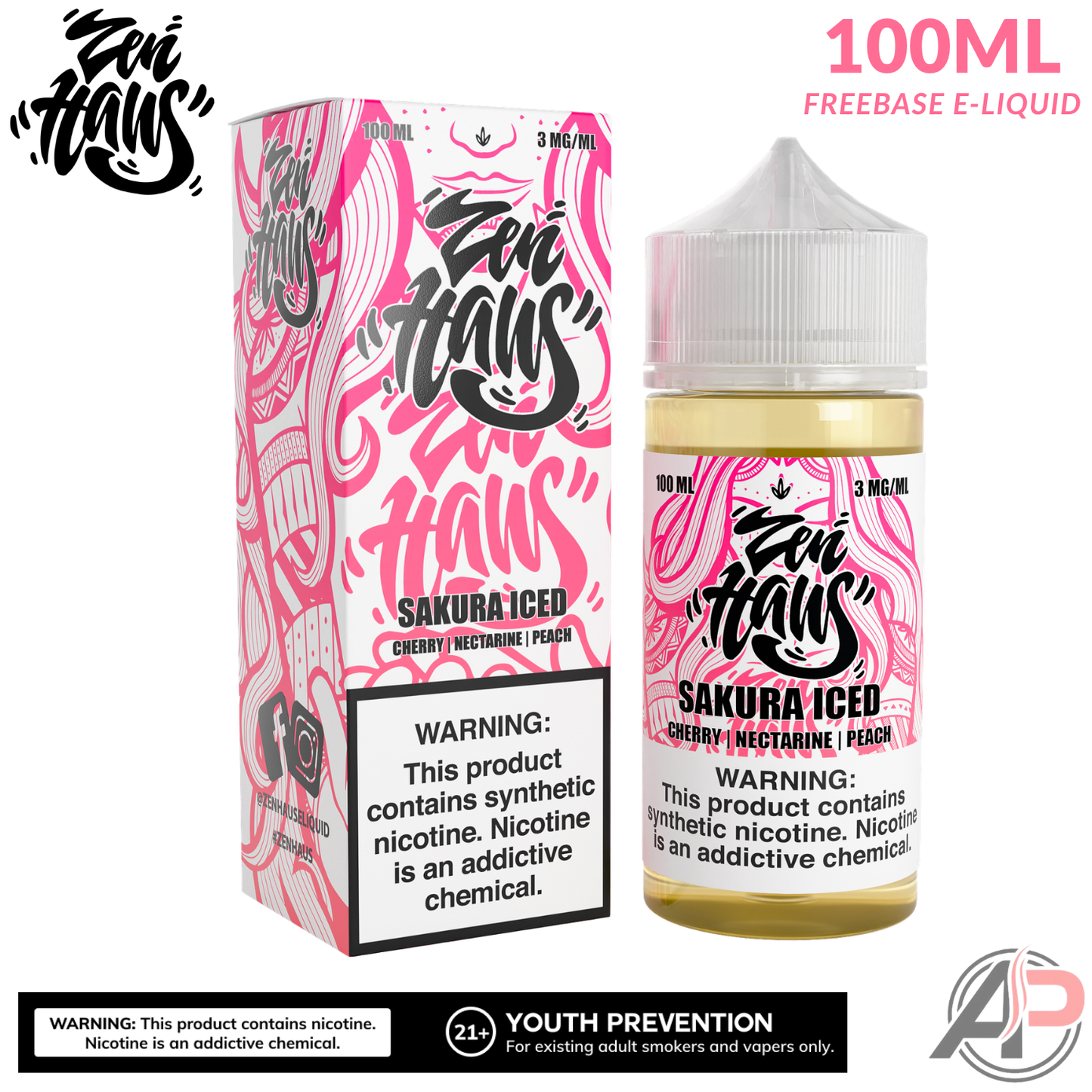 Zen Haus Sakura Iced E-Liquid 100mL