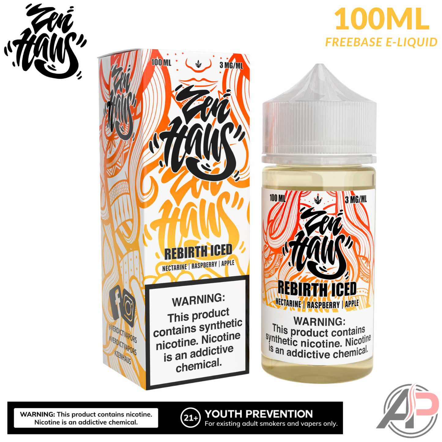 Zen Haus Rebirth Iced E-Liquid 100mL