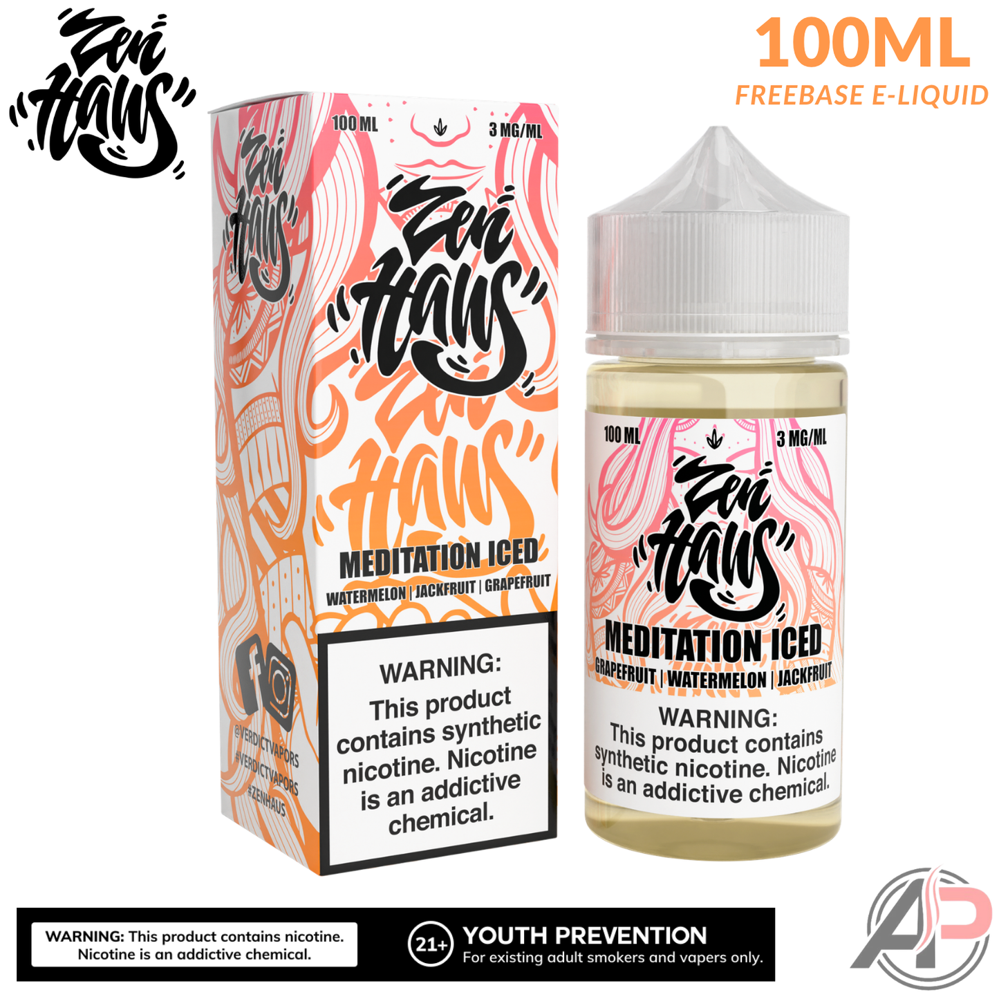 Zen Haus Meditation Iced E-Liquid 100mL