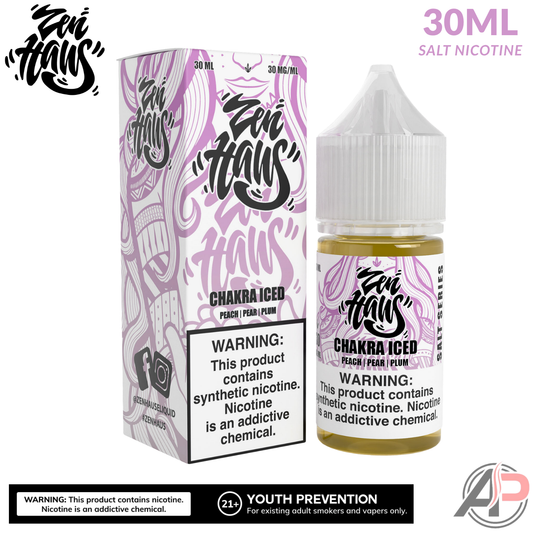 Zen Haus Chakra Iced Salt Nicotine 30mL