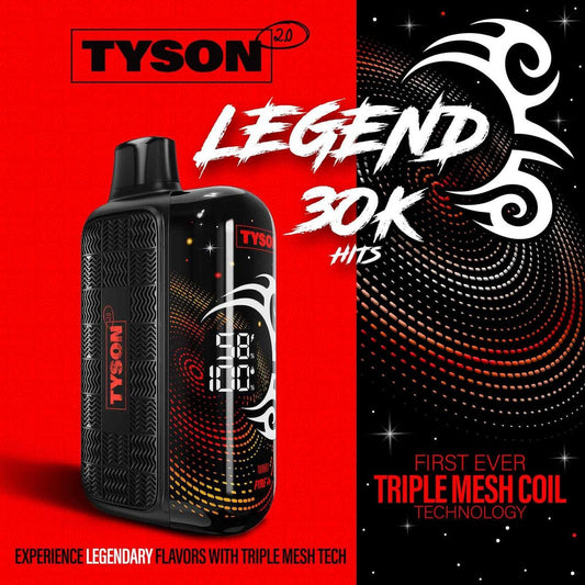 Tyson 2.0 Legend 30,000 Puffs Disposable Vape Device